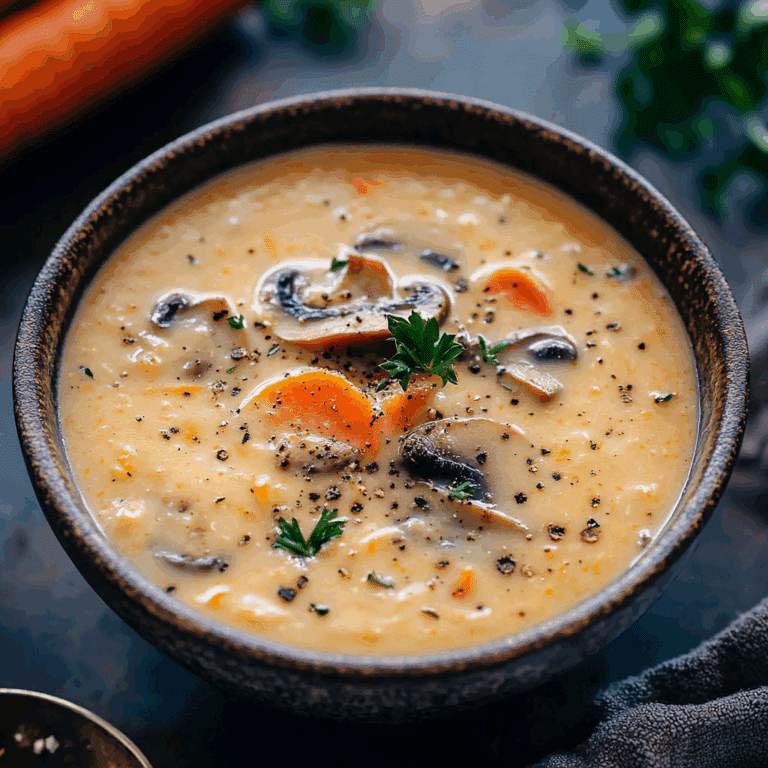 Mushroom Carrot Soup