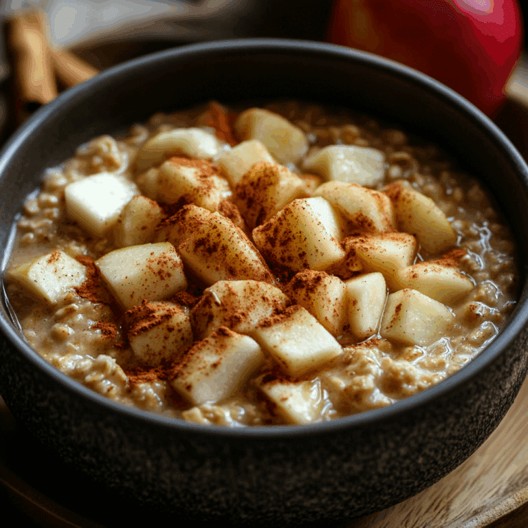 Apple Cinnamon Oatmeal