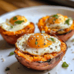 Baked Sweet Potato and Egg Cups