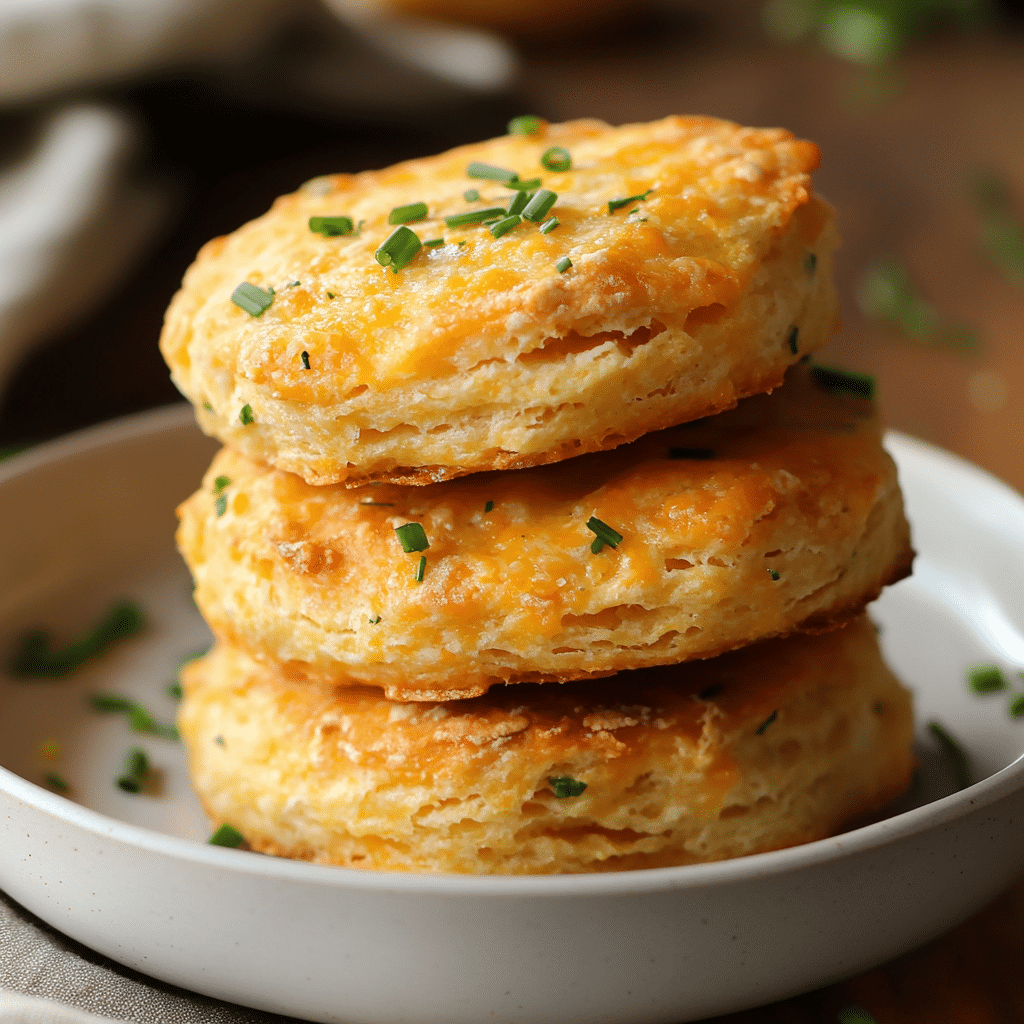Cheddar Biscuits with Fresh Chives