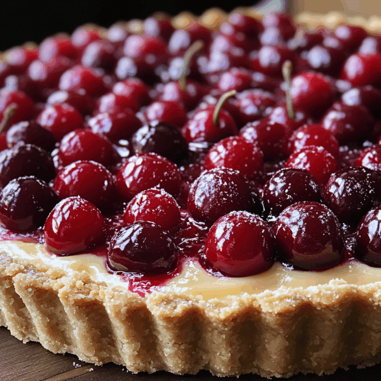 Cherry Bakewell Tart