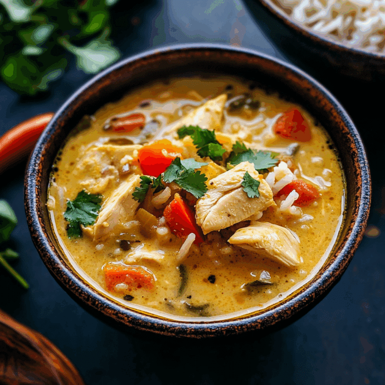 Chicken Curry Rice Soup