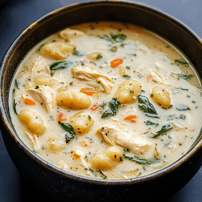 Chicken Gnocchi Soup