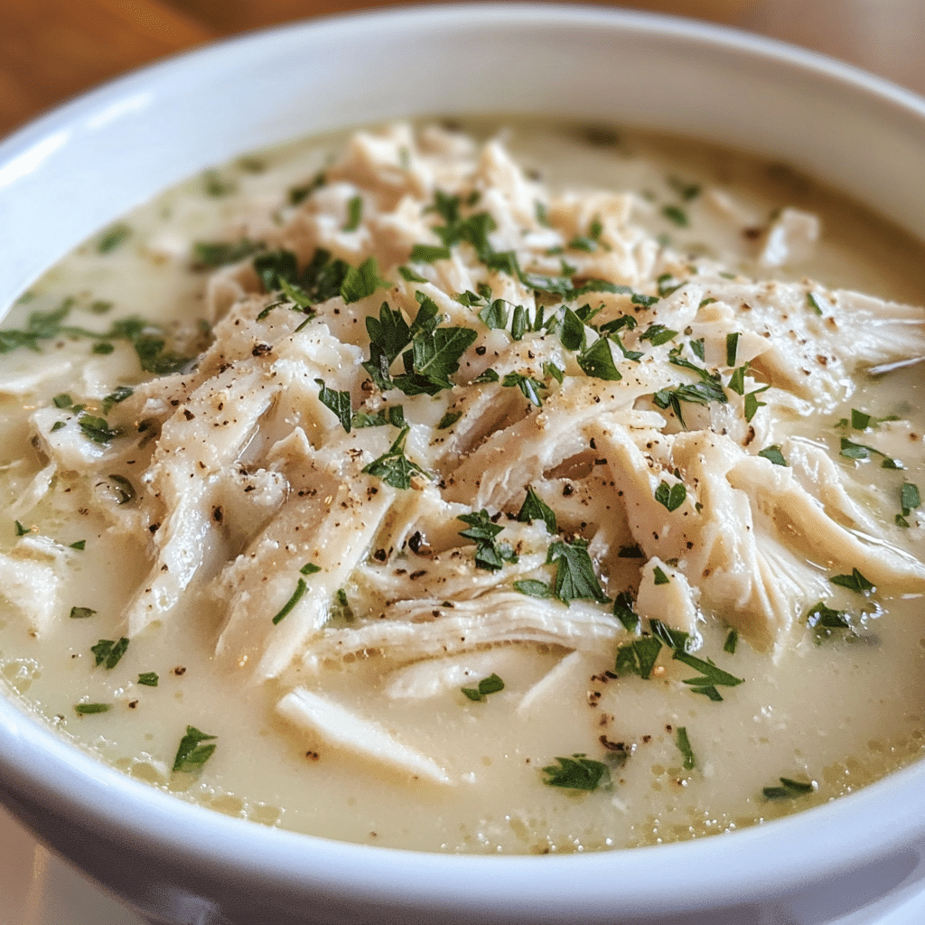 Chicken Mozzarella Soup