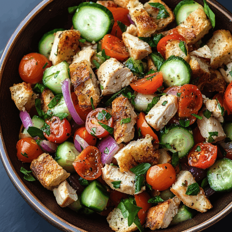 Chicken Panzanella Salad