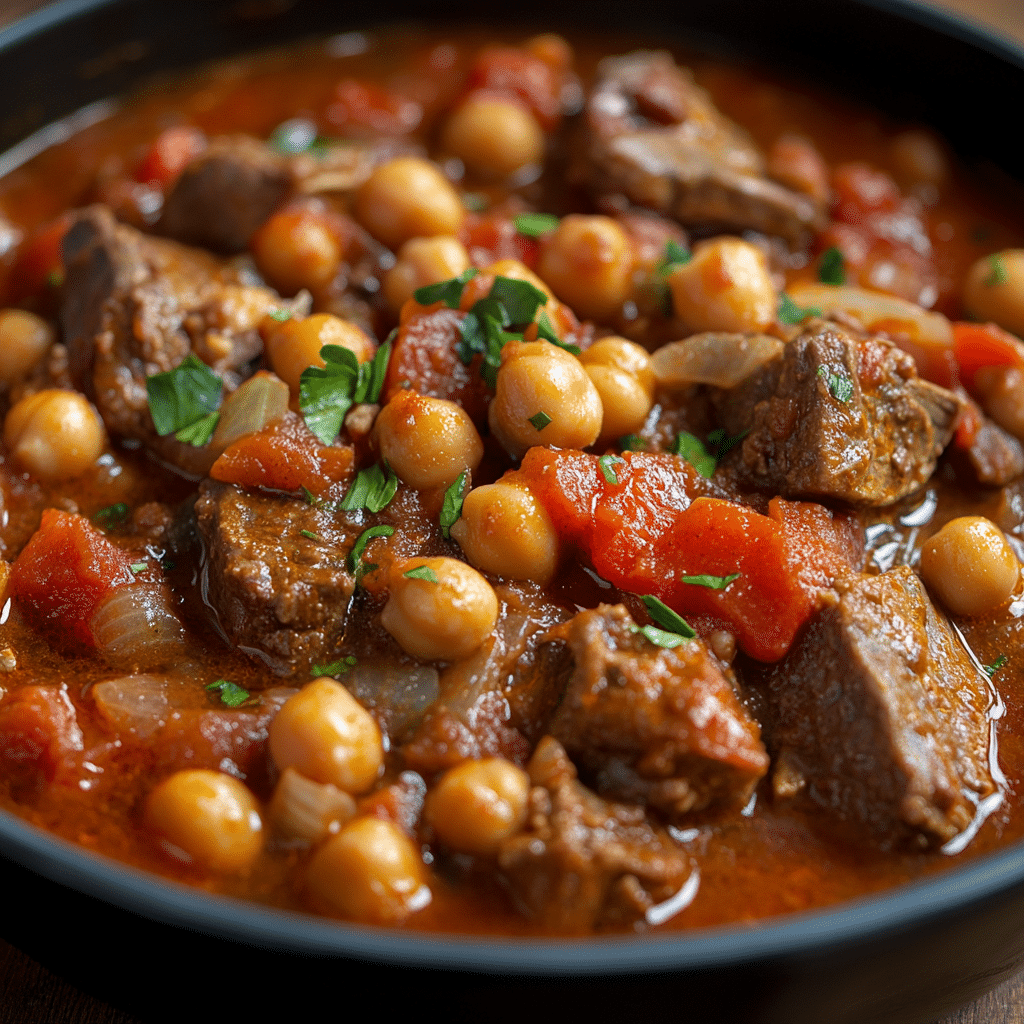 Lamb Stew with Chickpeas