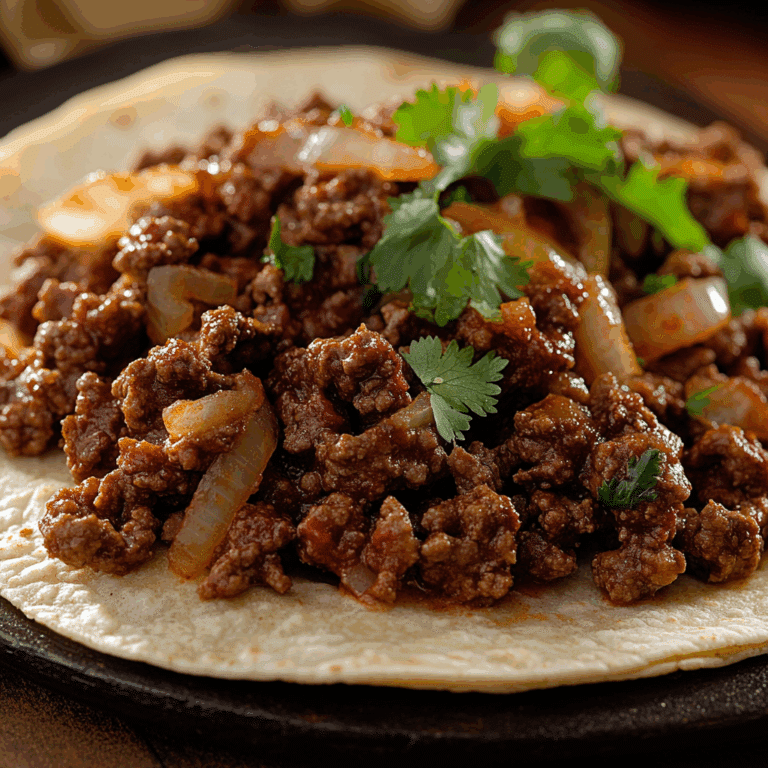 Mexican Beef for Tacos and Burritos
