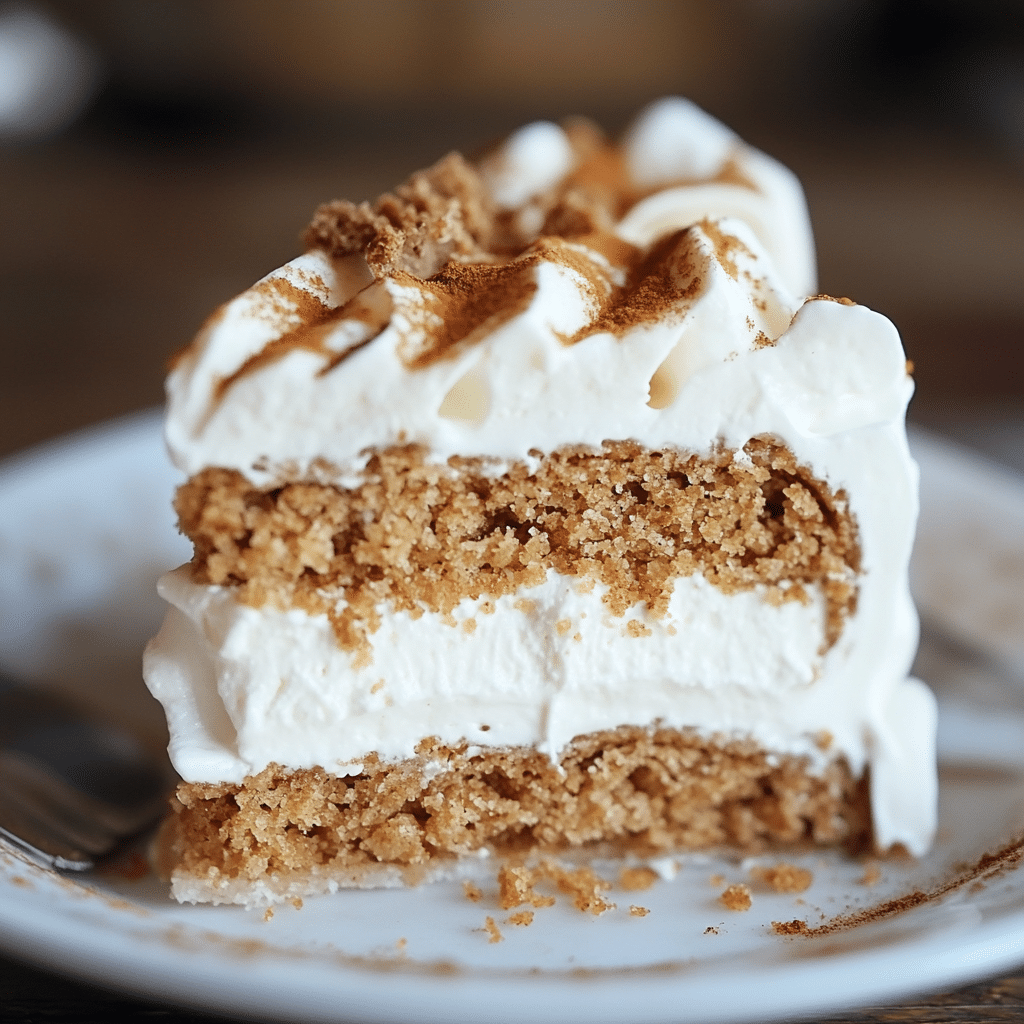 No-Bake Gingerbread Icebox Cake