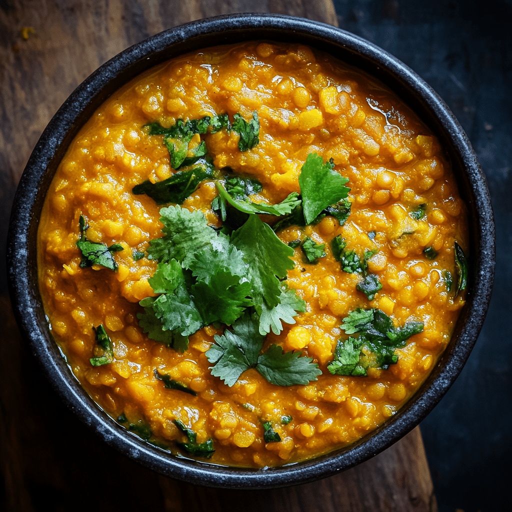 Pumpkin Lentil Dhal