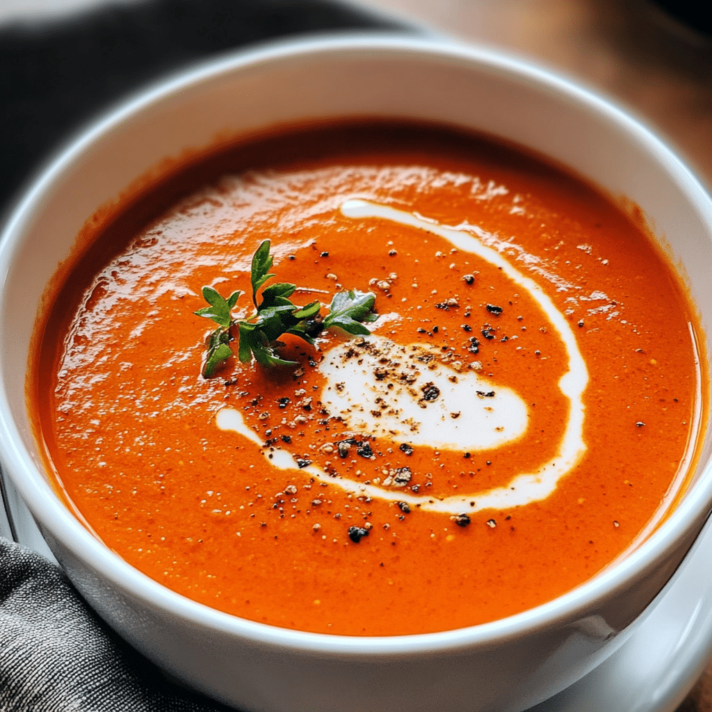 Roasted Red Pepper Soup