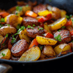 Smoked Turkey Sausage Breakfast Skillet