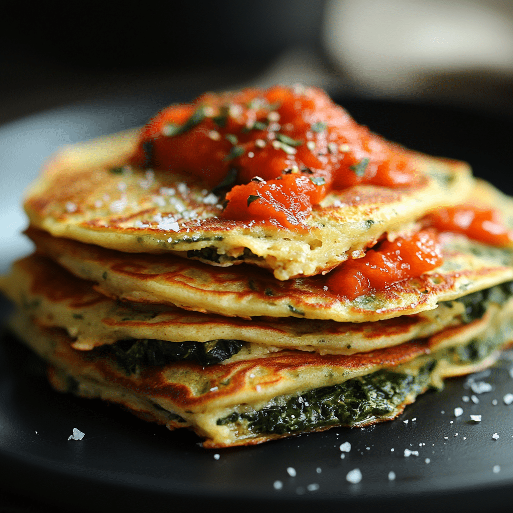 Spinach and Ricotta Pancakes