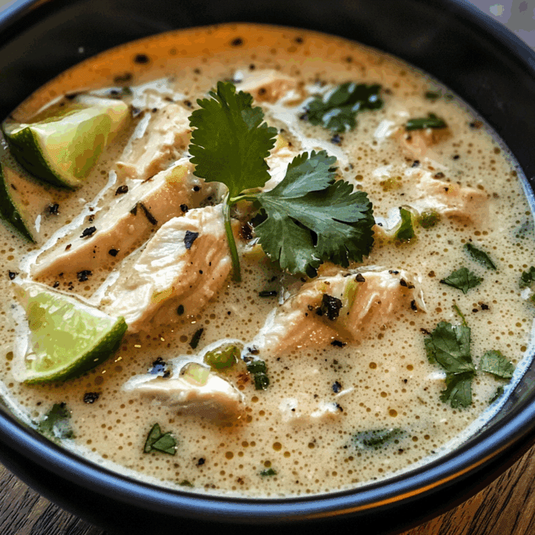Thai Coconut Chicken Soup