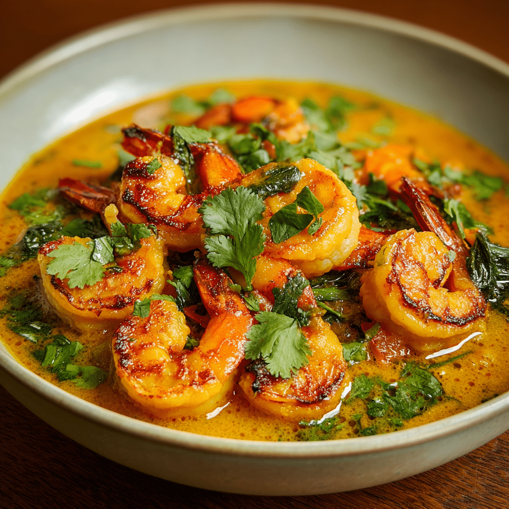 Thai Pumpkin Curry with Shrimp