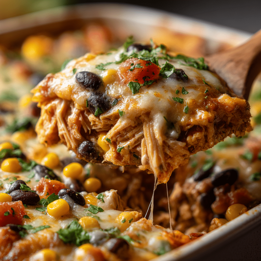 Baked Chicken Quesadilla Casserole