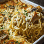 Chicken Tetrazzini Casserole