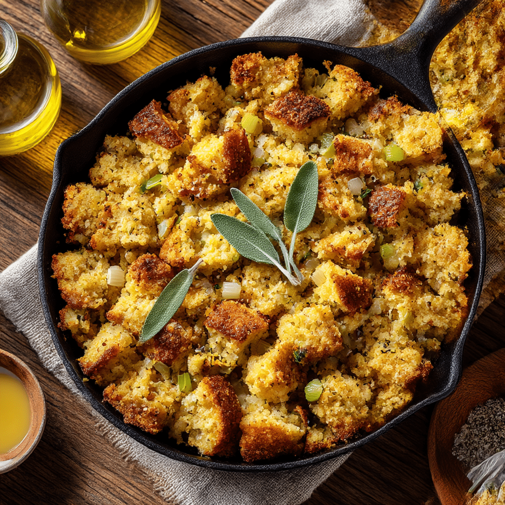 Classic Southern Cornbread Dressing