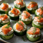 Smoked Salmon Cucumber Bites