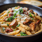 Sun Dried Tomato Chicken Pasta