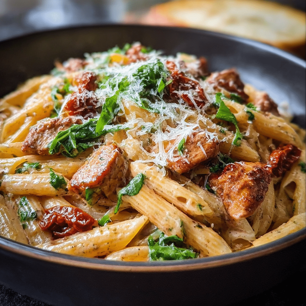 Sun Dried Tomato Chicken Pasta