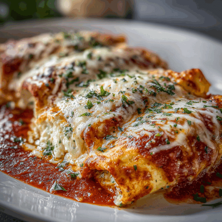 Three Cheese Manicotti