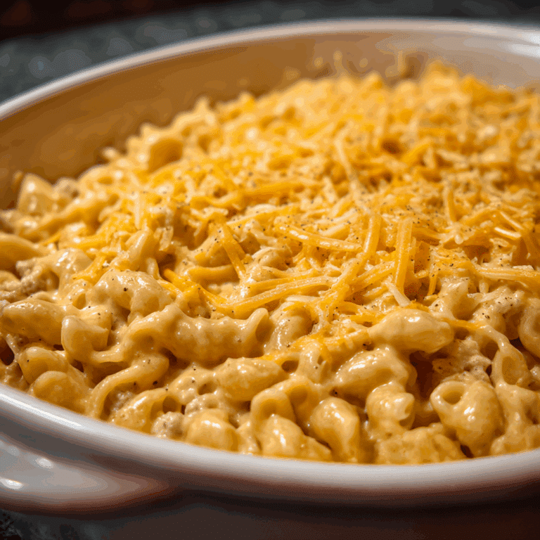 Turkey Mac and Cheese Casserole